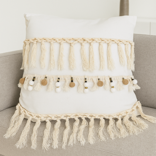 FUNDA DE COJIN ALGODON CHAQUIRA