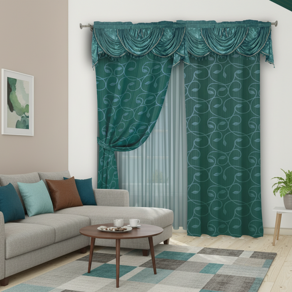 Cortina Italiana Cenefa de Lujo