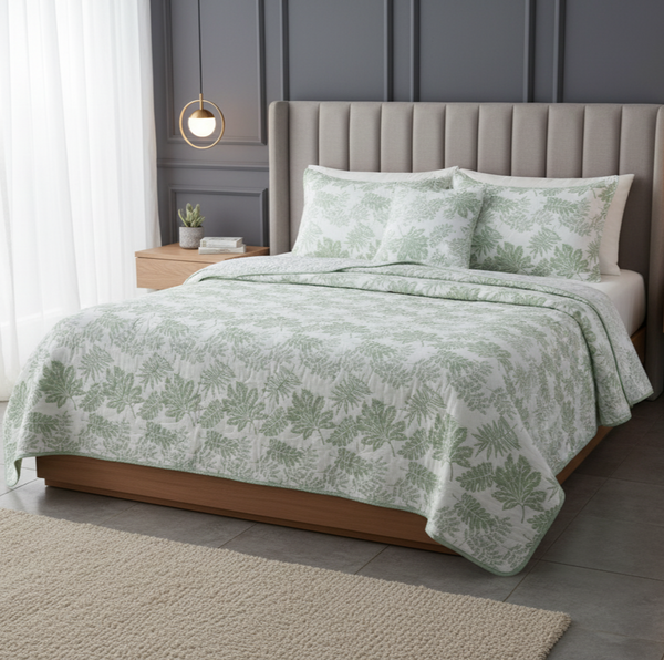 Colcha jardín frances