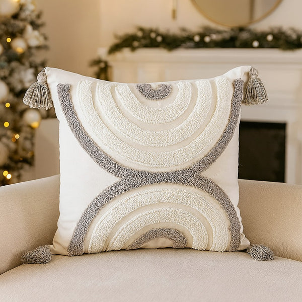 Funda Cojín Arcoíris Beige Camel