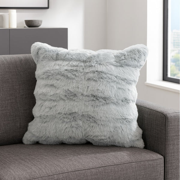 Funda Cojín Mink Premium Gris